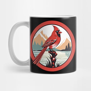 Red Cardinal bird Mug